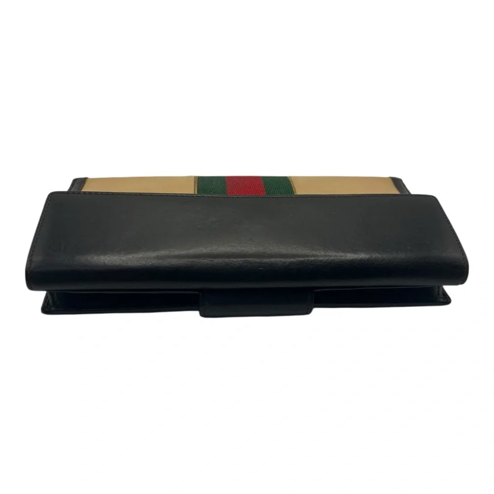Vintage Gucci Wallet Re-painted Fabric Body - Picture 6 of 10